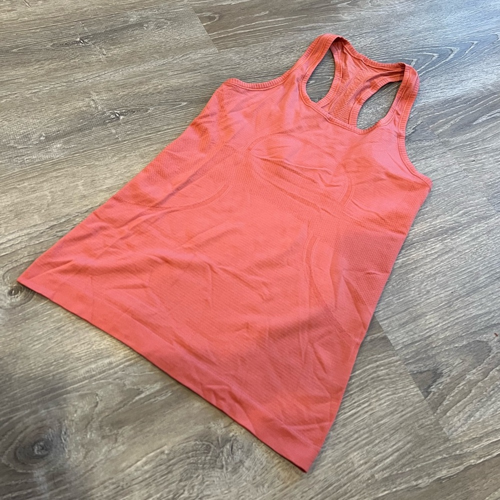 Lululemon racerback coral tank top